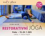 Seminář restorativní jógy – 19.–20. 7. 2025 v Praze - cena early bird do 30.4.